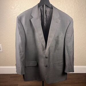 Lauren Ralph Lauren Jacket Men’s Size 44S Gray 100% Wool Sports Coat Suit Blazer